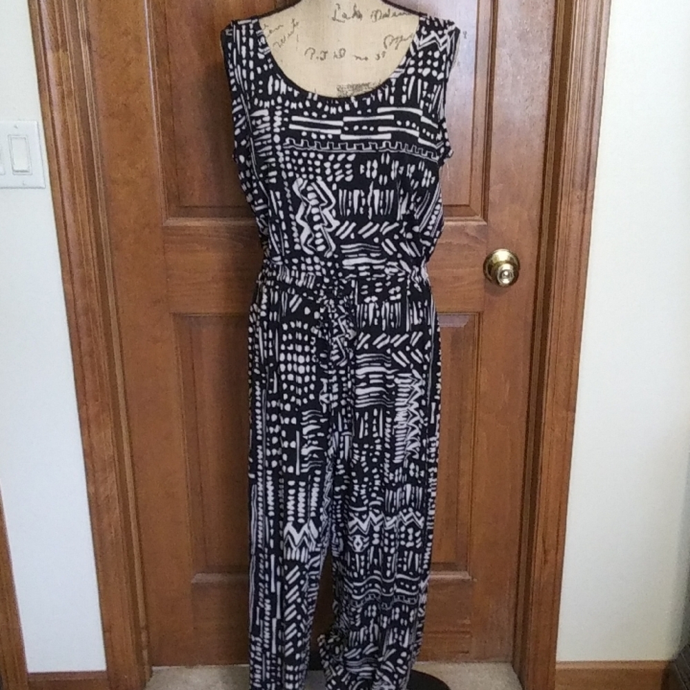 Calvin Klein polyester spandex jumpsuit, NWOT